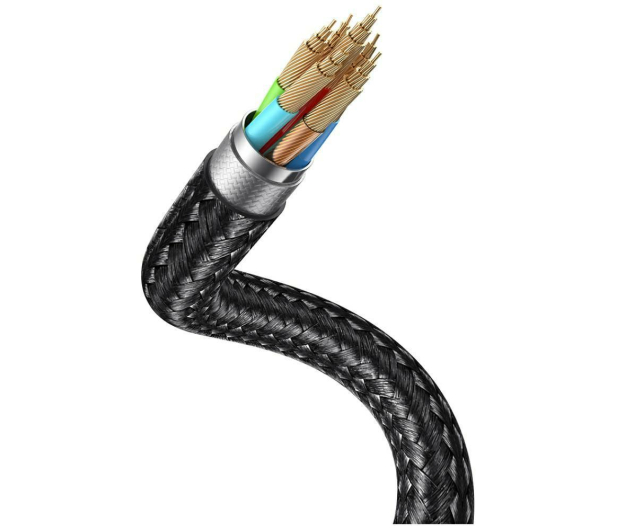 USAMS Kabel 3w1 z ładowarką indukcyjną 72W do USB-C stalowy - 1569028 - zdjęcie 10